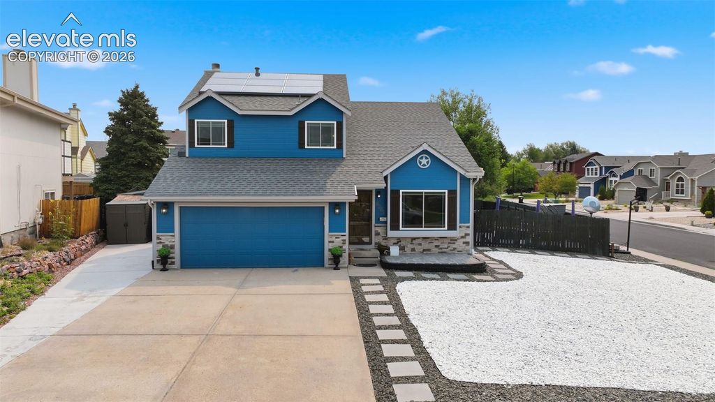 8205 Turkey Run Drive, Colorado Springs, CO 80920 — exterior