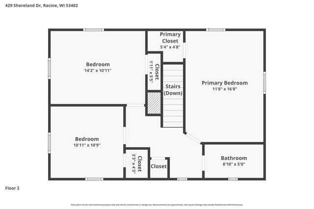 429 Shoreland DRIVE, Racine, WI 53402