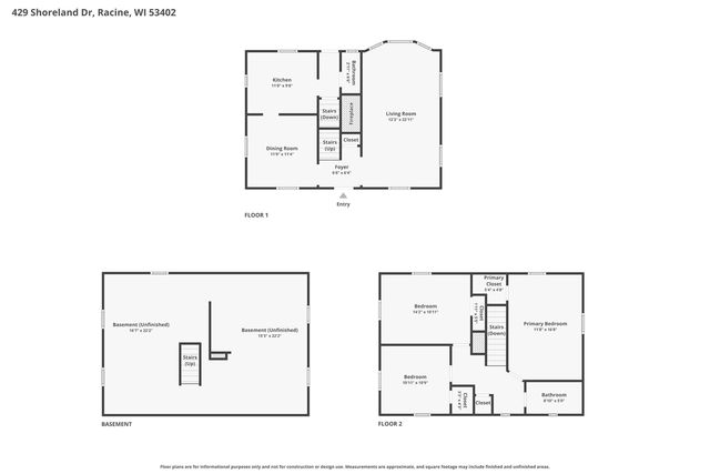 429 Shoreland DRIVE, Racine, WI 53402