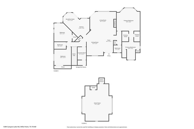 1399 Canyon Lake Road, Wills Point, TX 75169