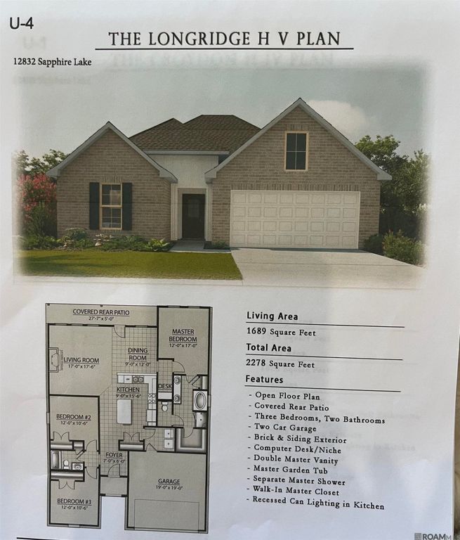 12832 Sapphire Lake Blvd, Walker, LA 70785
