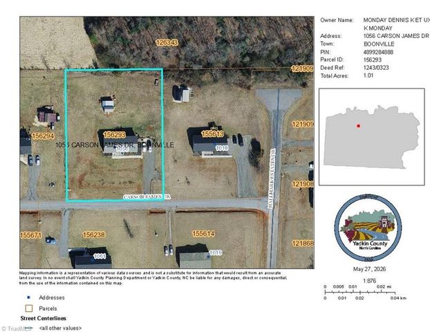 1056 Carson James Drive, Boonville, NC 27011