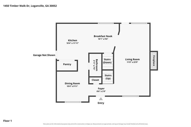 1450 Timber Walk Drive, Loganville, GA 30052