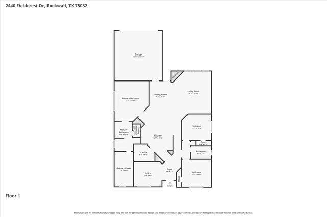 2440 Fieldcrest Drive, Rockwall, TX 75032