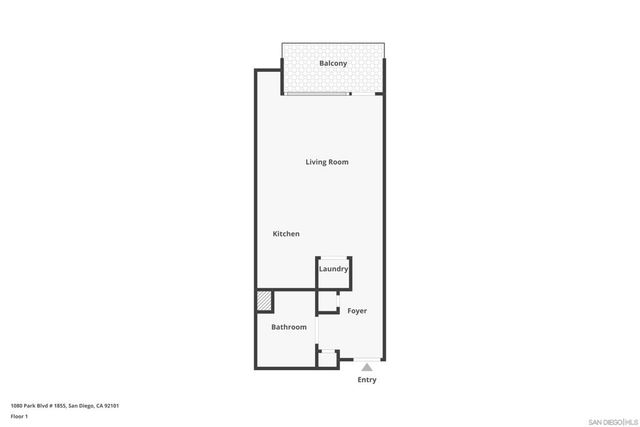 1080 Park Blvd 309, San Diego, CA 92101