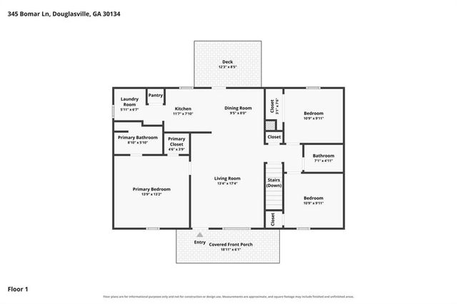 345 Bomar Lane, Douglasville, GA 30134