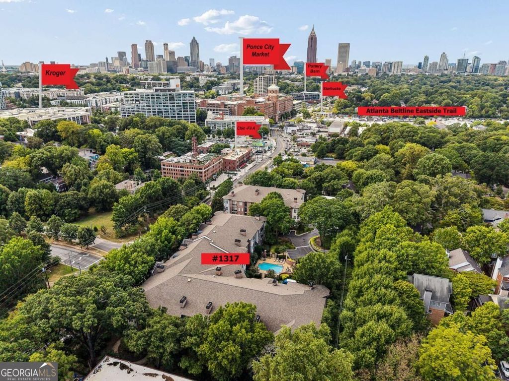 825 Highland Lane NE 1317, Atlanta, GA 30306 — exterior