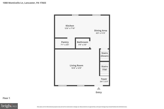 1088 MONTICELLO LN, Lancaster, PA 17603