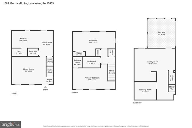 1088 MONTICELLO LN, Lancaster, PA 17603