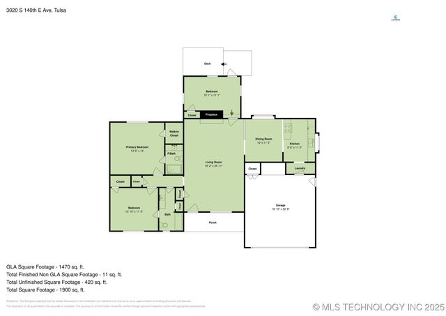 3020 S 140th East Avenue, Tulsa, OK 74134