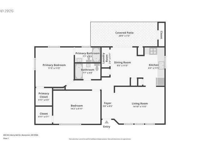 690 Sw LIBERTY BELL Dr, Beaverton, OR 97006