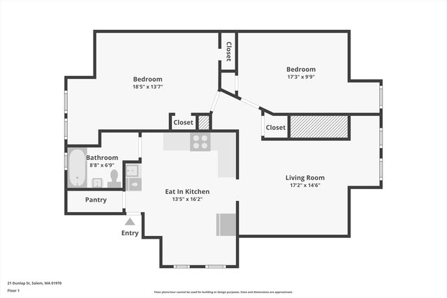 21 Dunlap Street 3, Salem, MA 01970