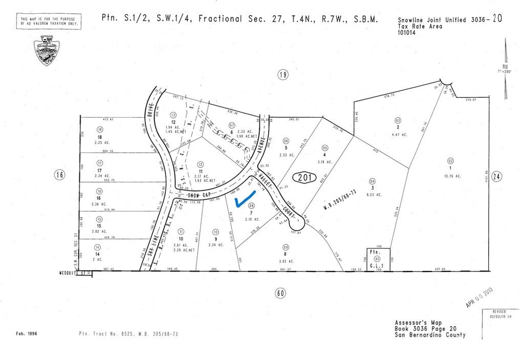 0 Valley Court, Pinon Hills, CA 92372