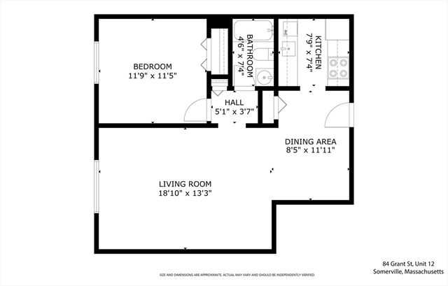 84 Grant St 12, Somerville, MA 02145