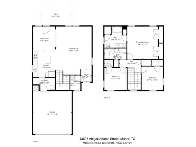 13608 Abigail Adams ST, Manor, TX 78653