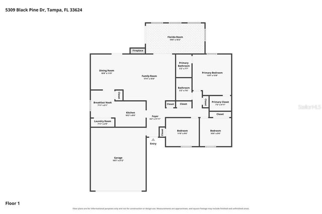 5309 BLACK PINE DRIVE, Tampa, FL 33624
