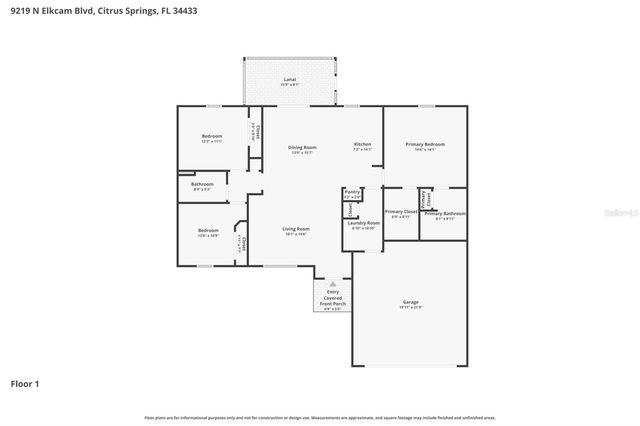 9219 N ELKCAM BOULEVARD, Citrus Springs, FL 34433