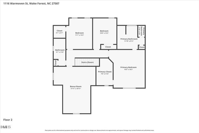 1116 Warmoven Street, Wake Forest, NC 27587