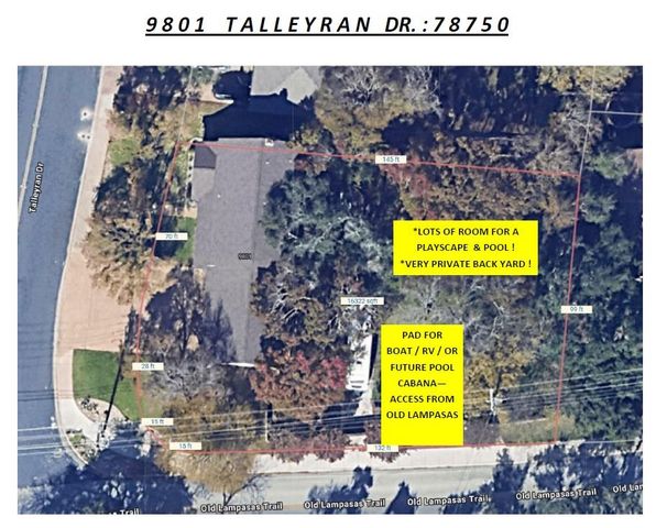9801 Talleyran DR, Austin, TX 78750