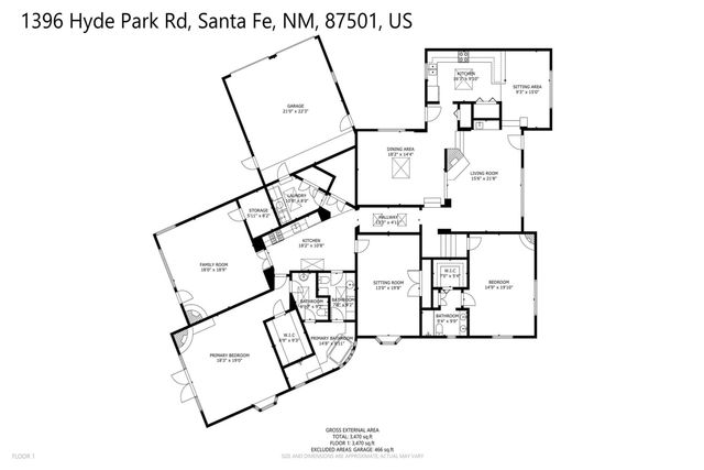 1396 Hyde Park Road, Santa Fe, NM 87501
