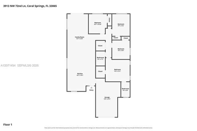 3913 NW 72nd Lane, Coral Springs, FL 33065