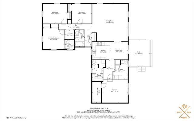 1001 W Dianne Lane, Mahomet, IL 61853