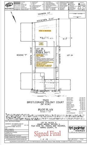7503 Bristlegrass Colony Court, Cypress, TX 77433