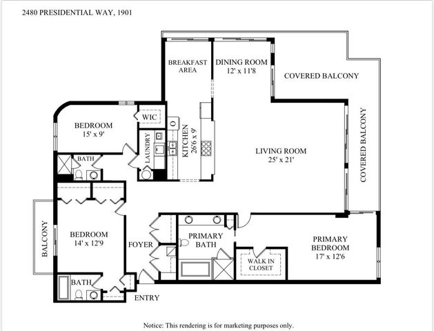2480 PRESIDENTIAL Way 1901, West Palm Beach, FL 33401