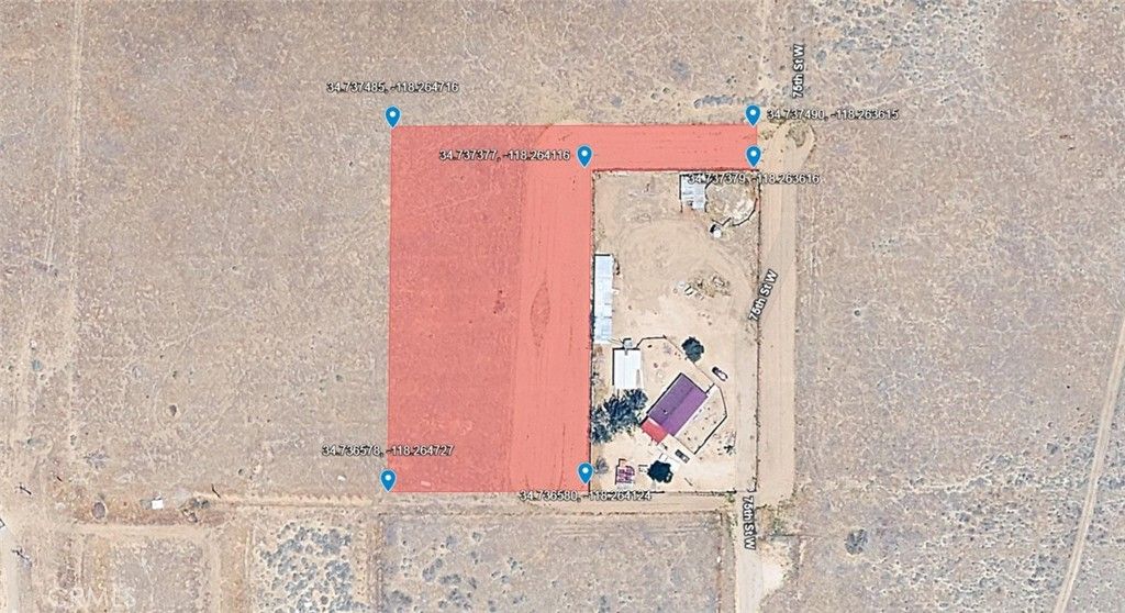 Image 7 of property listing at 0 Vac/Vic Ave #75 Street W, Antelope Acres, CA 93536