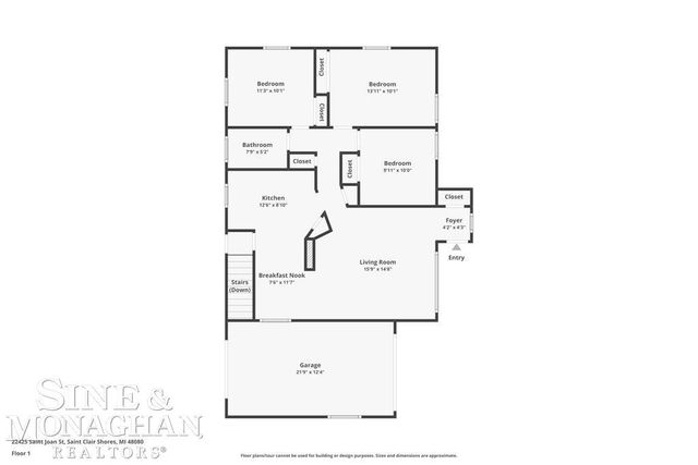 22425 Saint Joan St Street, St Clair Shores, MI 48080