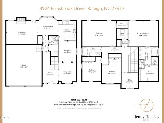 8924 Erinsbrook Drive, Raleigh, NC 27617
