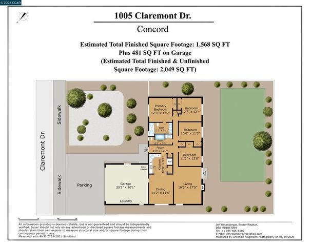 1005 Claremont Dr, Concord, CA 94518