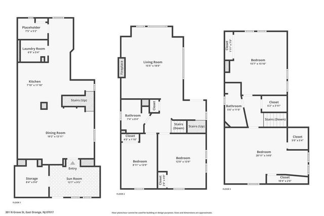 301 NORTH GROVE ST, East Orange, NJ 07017