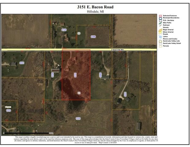 3151 E Bacon Road, Hillsdale, MI 49242