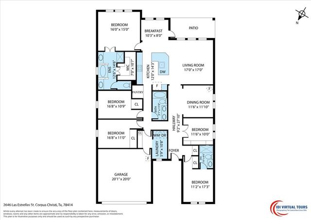 2646 Las Estrellas St, Corpus Christi, TX 78414
