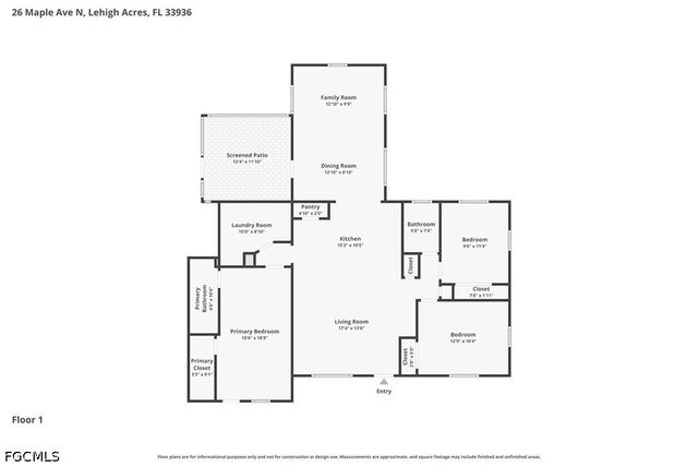 26 Maple AVE N, Lehigh Acres, FL 33936