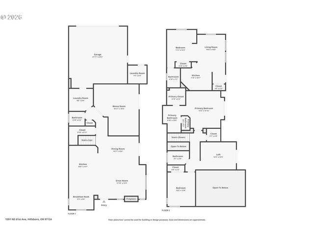 1591 Ne 61ST Ave, Hillsboro, OR 97124