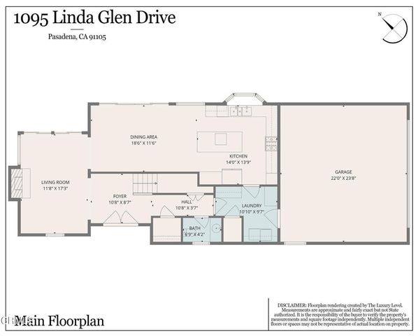 1095 Linda Glen Drive, Pasadena, CA 91105