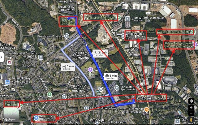 1240 Grenshaw Drive, Morrisville, NC 27560