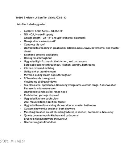 10599 E KRISTEN Lane, San Tan Valley, AZ 85143