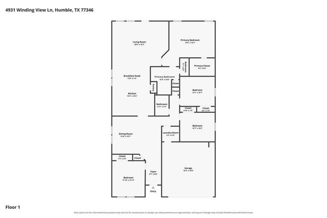 4931 Winding View Lane, Humble, TX 77346