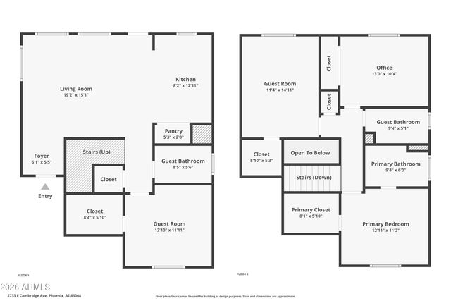 2733 E CAMBRIDGE Avenue, Phoenix, AZ 85008