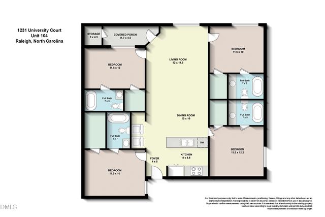 1231 University Court 104, Raleigh, NC 27606
