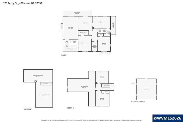 173 Ferry St, Jefferson, OR 97352