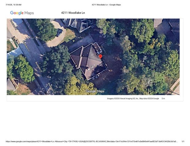 4211 Woodlake Lane, Missouri City, TX 77459