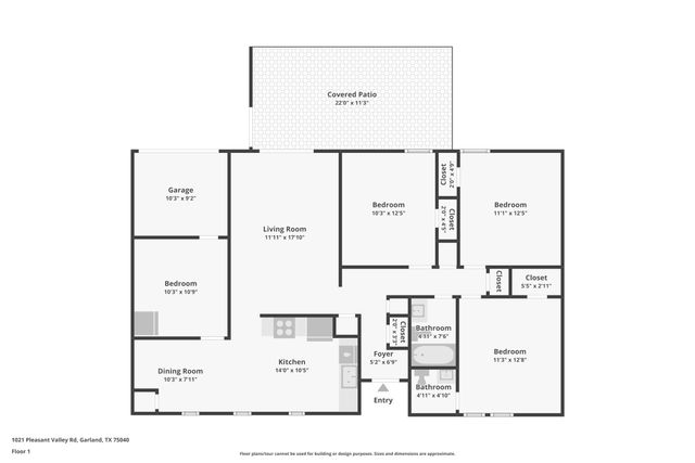 1021 Pleasant Valley Road, Garland, TX 75040