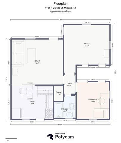 1104 N Carrizo St, Midland, TX 79701