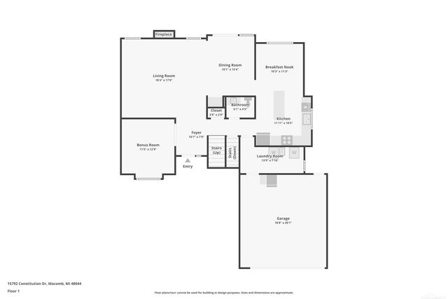 15792 Constitution Drive, Macomb, MI 48044