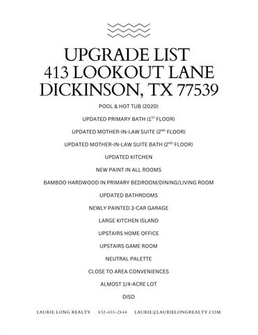 413 Lookout Lane, Dickinson, TX 77539