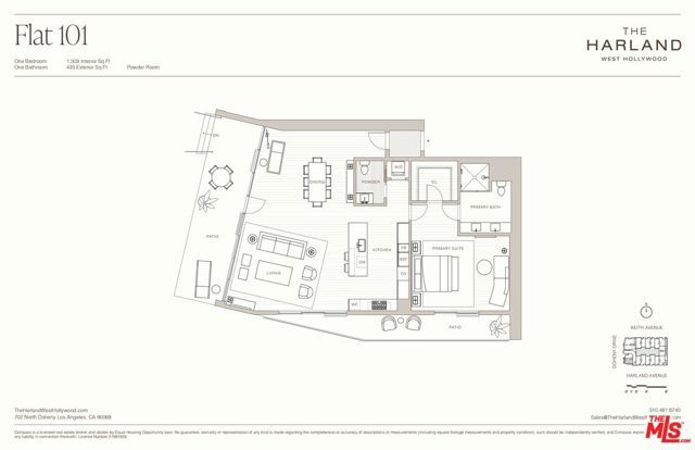 702 N Doheny Drive 101, West Hollywood, CA 90069